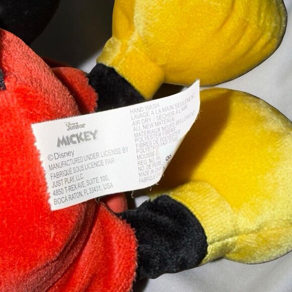 Just Play Disney Jr Mickey Mouse Plushie Stuffed Animal 13” - Picture 4 of 4